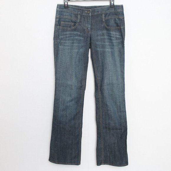 Elie Tahari Low-Rise Bootcut Jeans Sz 6 - Picture 2 of 8